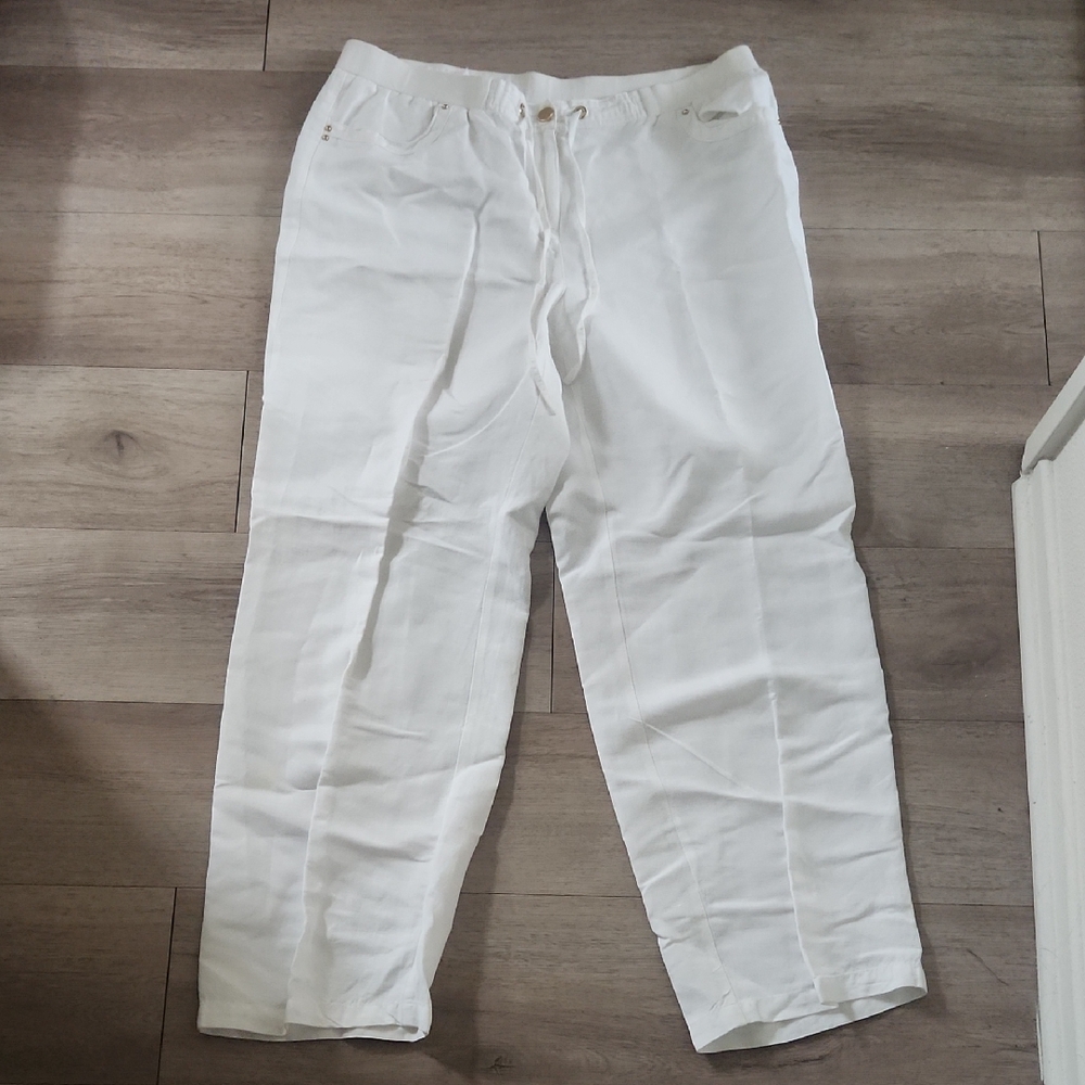 JM Collection Ivory Pants